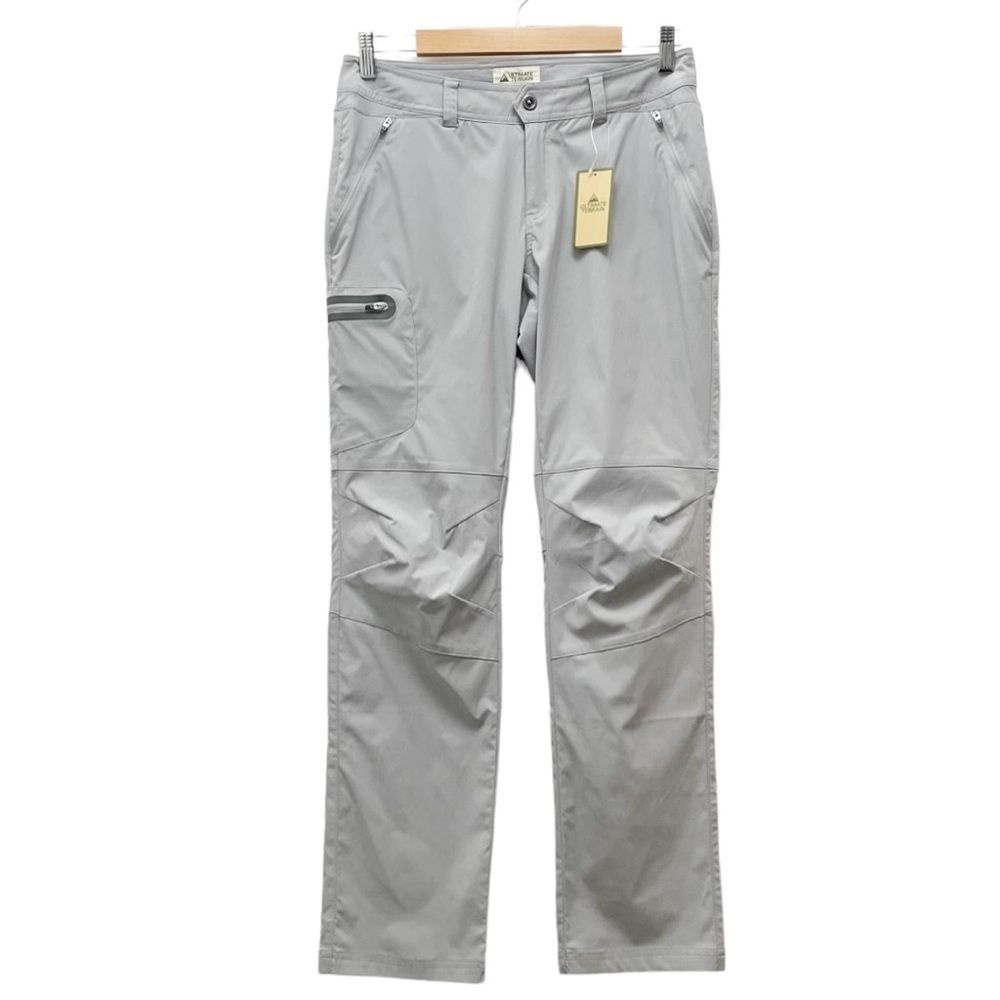 NWT Ultimate Terrain Trailhead Hiking Pants in Alloy Gray Women’s Size 4 NEW